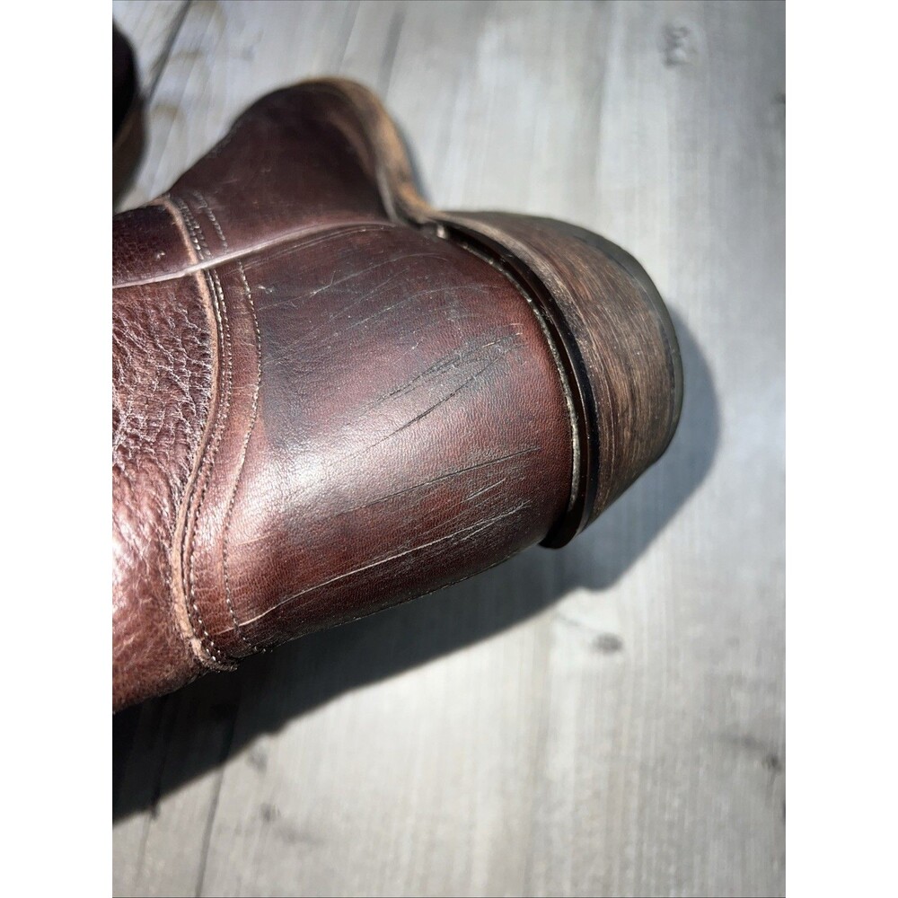 Frye Billy Short Womens Boots Brown Size 8 1/2 Prairie Western  Cottage Core - Picture 8 of 12